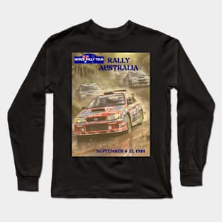 1998 Rally Australia, World Rally Tour Racing Poster Long Sleeve T-Shirt